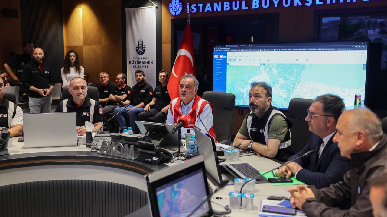 İstanbul’da Beklenen Sağanak İçin AKOM’da Teyakkuz