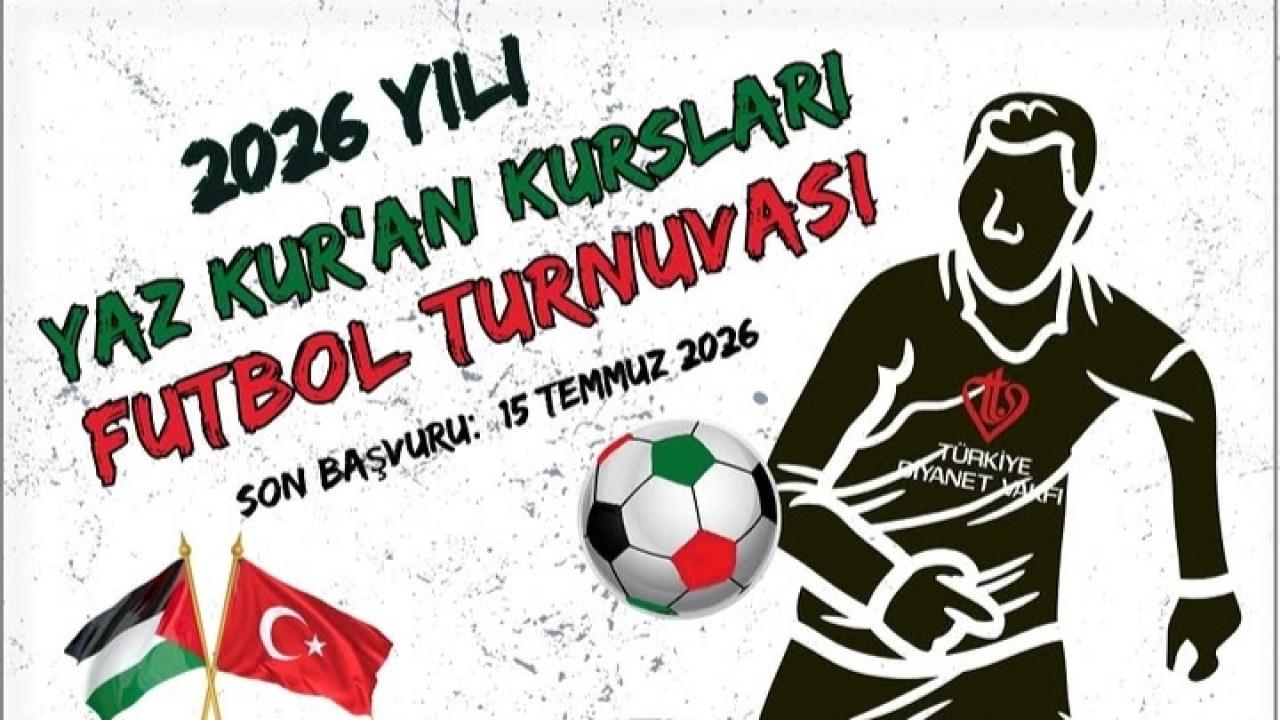 Yaz Kur'an Kursları Futbol Turnuvası Başlıyor