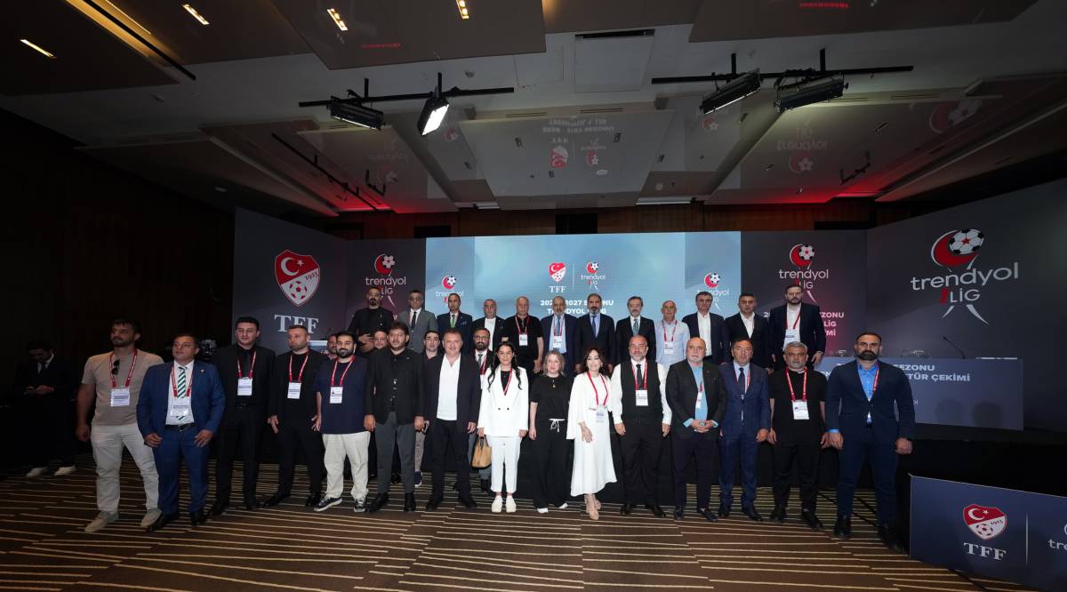 2026-2027 Sezonu Trendyol 1. Lig fikstür çekimi gerçekleştirildi.